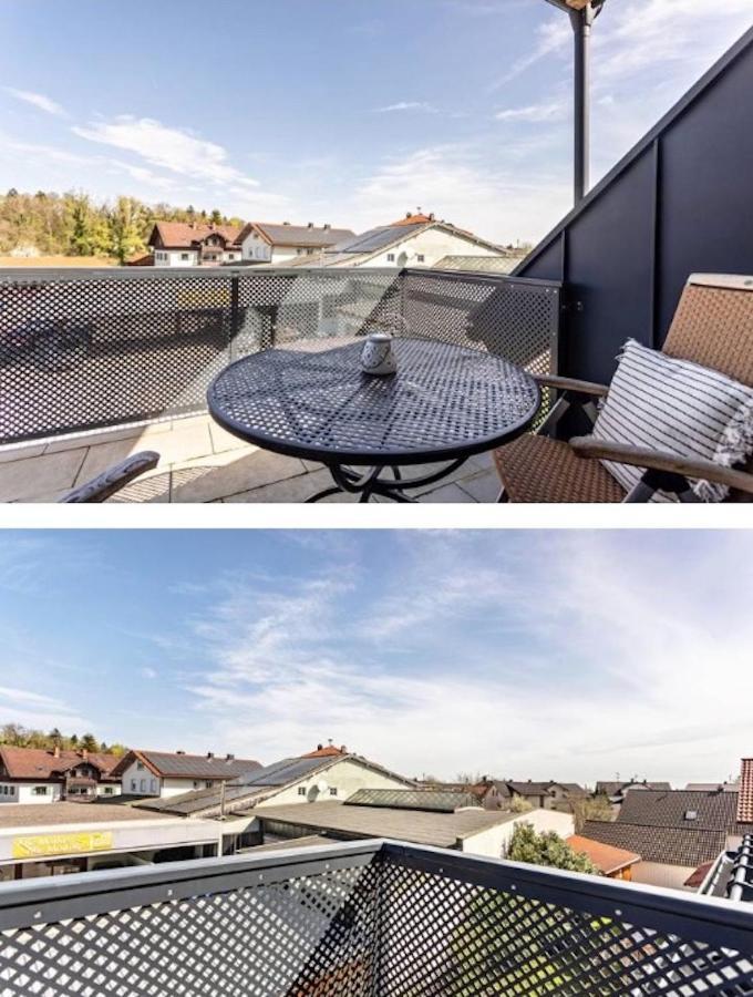Terralpin Apartments - Charmante Dg Wohnung Mit Balkon Bruckmühl Exterior foto